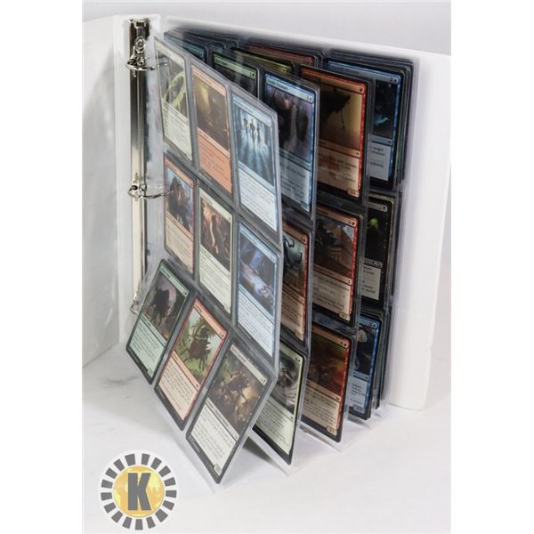 180 MTG MAGIC COLLECTORS CARDS IN BINDER