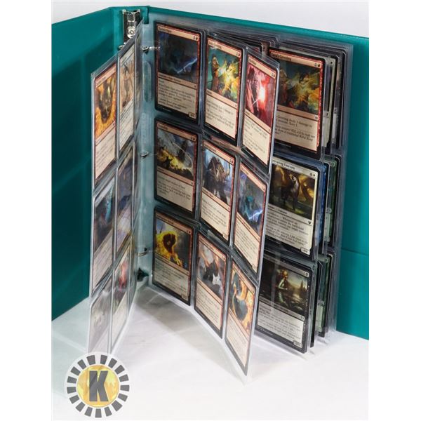 180 MTG MAGIC COLLECTORS CARDS IN BINDER