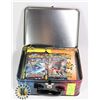 Image 1 : POKEMON TIN WITH BOOSTER PACKS, STICKERS MINI