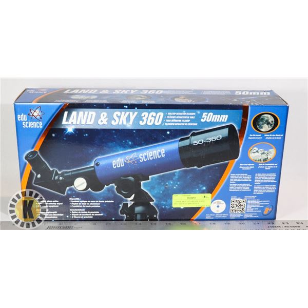 LAND & SKY TELESCOPE 50MM PRECISION GLASS OPTICS