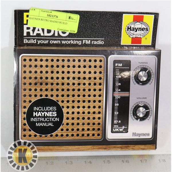 HAYNES RETRO RADIO BUILD