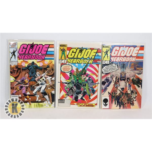 MARVEL COMICS G.I.JOE YEARBOOK #1-3