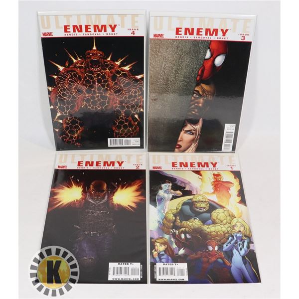 MARVEL COMICS ENEMY #1-4