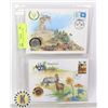 Image 1 : x2 MISC. WORLD COIN & STAMP COVERS