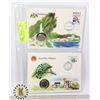 Image 1 : x2 MISC. WORLD COIN & STAMP COVERS