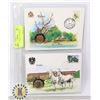 Image 1 : x2 MISC. WORLD COIN & STAMP COVERS