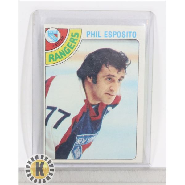 PHIL ESPOSITO AUTOGRAPH SERIES CARD