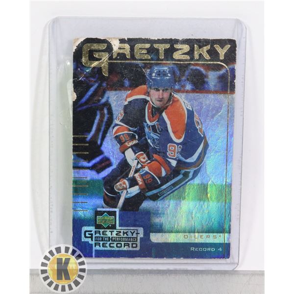 GRETZKY RECORD HOCKEY CARD