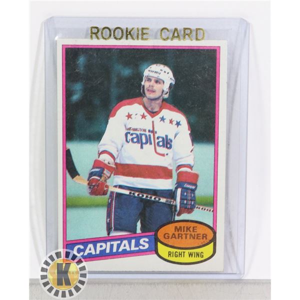 ROOKIE CARD CAPITALS MIKE GARTNER