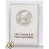 Image 1 : 1957 CANADIAN SILVER 1/2 DOLLAR PROOF UNCIRCULATED
