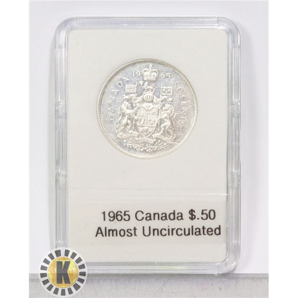 1965 CANADIAN SILVER 1/2 DOLLAR PROOF UNCIRCULATED