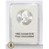 Image 1 : 1963 CANADIAN SILVER 1/2 DOLLAR PROOF UNCIRCULATED