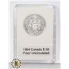 Image 1 : 1964 CANADIAN SILVER 1/2 DOLLAR PROOF UNCIRCULATED