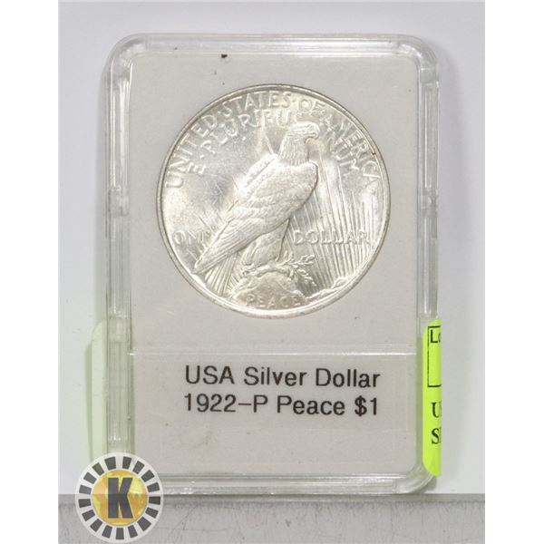 USA 1922-P SILVER DOLLAR 90% SILVER  UNCIRCULATED