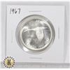 Image 1 : 1967 CANADA 80% SILVER $1 DOLLAR COIN