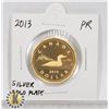 Image 1 : 2013 $1SILVER GOLD PLATE PROOF COIN