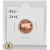 Image 1 : 1953-2003 COPPER CANADA 1c PROOF COIN