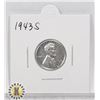 Image 1 : 1943 S STEEL USA WWII ISSUE 1 CENT COIN, BU