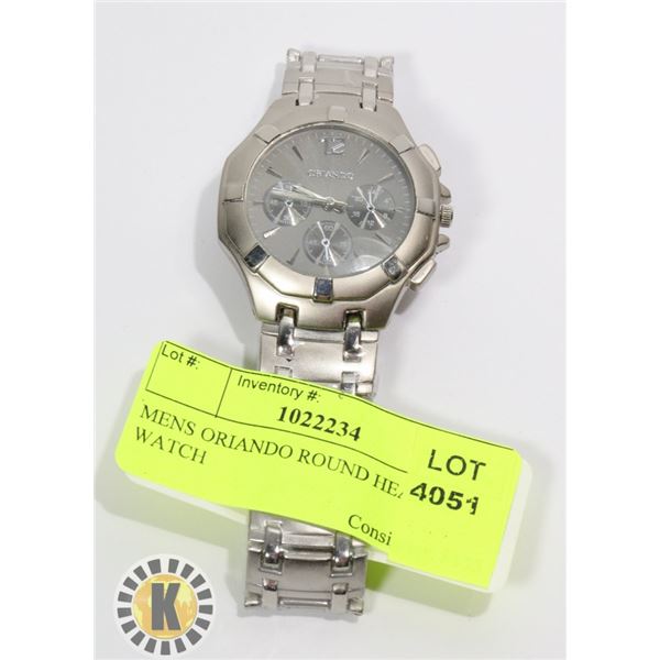 MENS ORIANDO ROUND HEADED WATCH