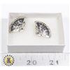Image 1 : VINTAGE .925 SILVER EARRINGS FROM SIAM