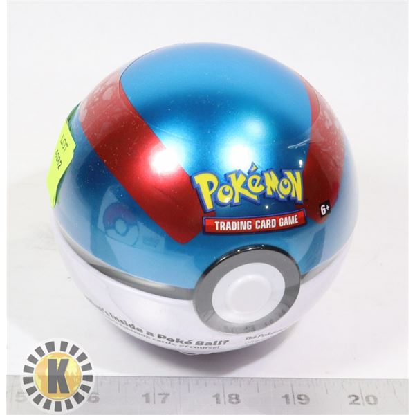 POKE BALL WITH x3 BOOSTER PACKS & COIN NEW