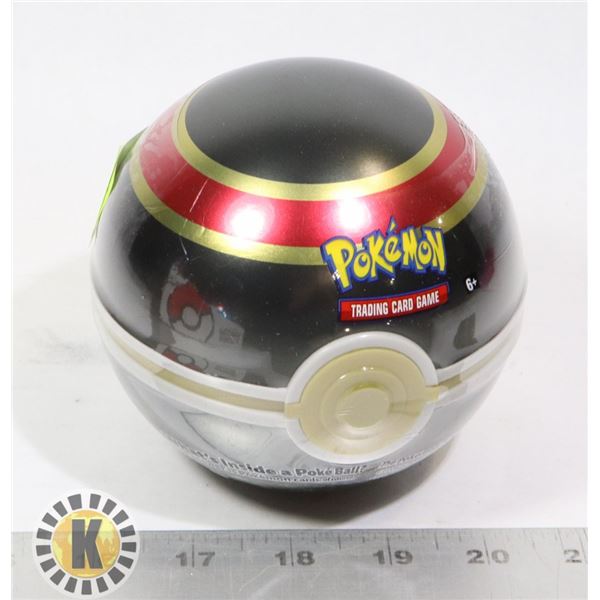 POKE BALL WITH x3 BOOSTER PACKS & COIN NEW