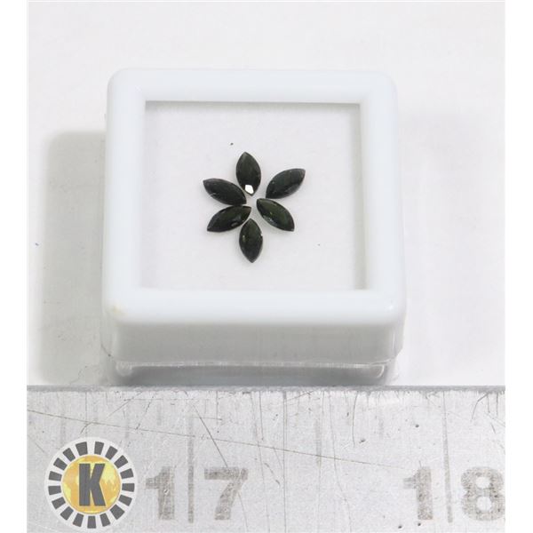 x6 GENUINE TOURMALINE GEMSTONES