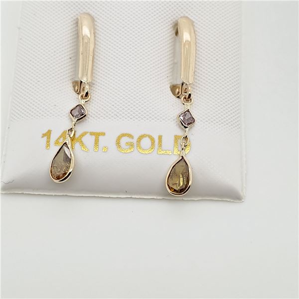 10K YELLOW GOLD FANCY COLOR DIAMOND