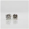 Image 1 : 14K WHITE GOLD MOISSANITE(1.42CT)  EARRINGS
