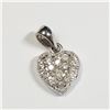 Image 1 : 10K WHITE GOLD DIAMOND(0.26CT,I2-I3,G-H)