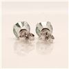 Image 5 : 10K WHITE GOLD MOISSANITE(1.5CT) EARRINGS