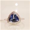Image 1 : PLATINUM950 NATURAL TANZANITE(1.8CT)