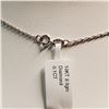 Image 3 : 10K WHITE GOLD DIAMOND(0.1CT)  NECKLACE