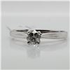 Image 1 : 10K WHITE GOLD DIAMOND(0.19CT)  RING (~SIZE 5.5)