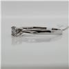 Image 2 : 10K WHITE GOLD DIAMOND(0.19CT)  RING (~SIZE 5.5)