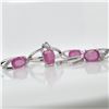 Image 2 : SILVER RUBY&CZ(6.4CT)  SET (~WEIGHT 8.62G)