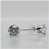 Image 2 : WHITE GOLD MOISSANITE(1.36CT)  EARRINGS