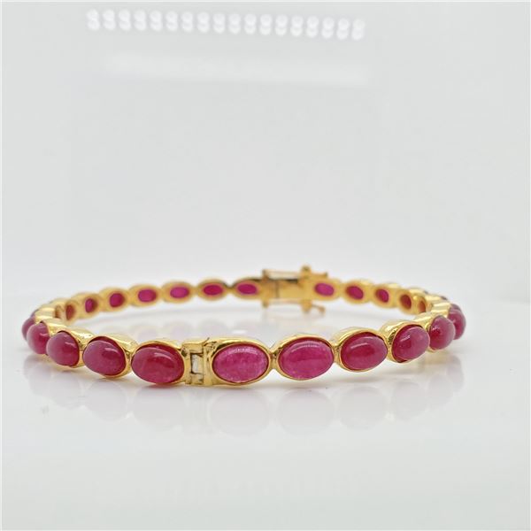 SILVER RUBY(15CT) BRACELET