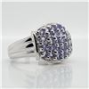 Image 3 : SILVER TANZANITE(1CT)  RING (~WEIGHT 2.7G)