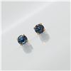 Image 2 : 14K YELLOW GOLD BLUE TOPAZ  EARRINGS