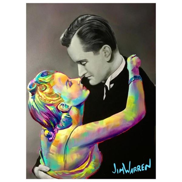 Jim Warren,  Opposites Attract  Hand Signed, Artist Embellished AP Limited Editi