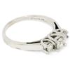 Image 7 : Classic 14k White Gold 0.45 ctw Three Stone F VS2 Round Diamond Engagement Ring