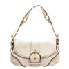 Image 1 : Coach White Mini C Signature Canvas Soho Shoulder Bag