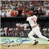 Image 2 : "Pete Rose 4192" Framed Archival Photograph Featuring Pete Rose Hitting his Reco
