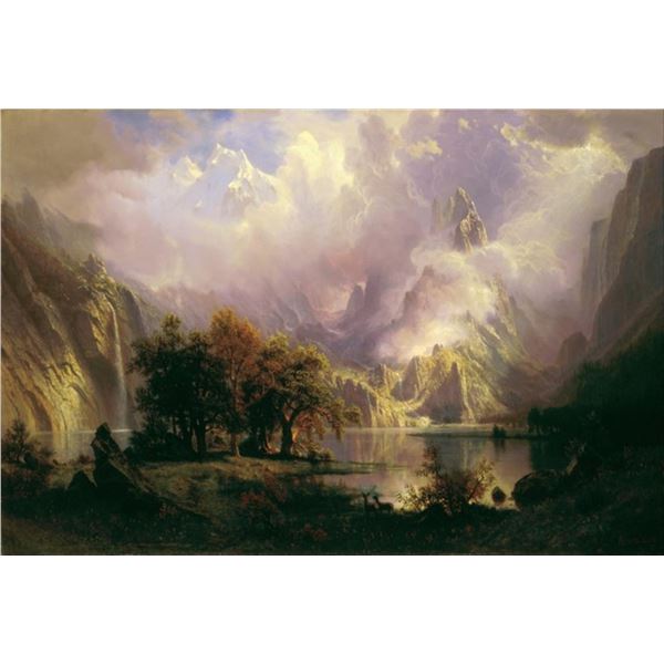 Bierstadt - Rocky Mountain Landscape