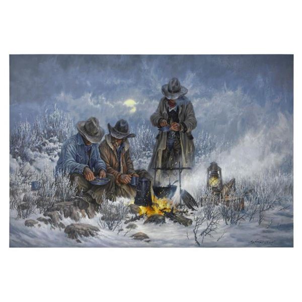 Larry Fanning, "Beans Du Jour" Limited Edition on Canvas, AP Numbered and Hand S