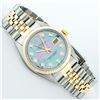 Image 3 : Rolex Mens 2 Tone Tahitian MOP Diamond 36MM Datejust Wristwatch Oyster Perpetual