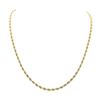 Image 1 : Twenty Four Inch Rope Chain - 14KT Yellow Gold