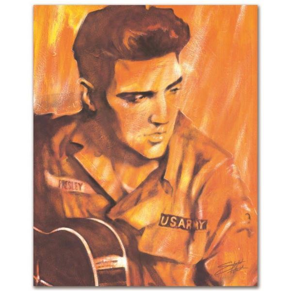 "US ARMY" Limited Edition Giclee on Canvas by Stephen Fishwick, Numbered and Sig