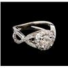 Image 1 : 1.38 ctw Diamond Ring - 14KT White Gold